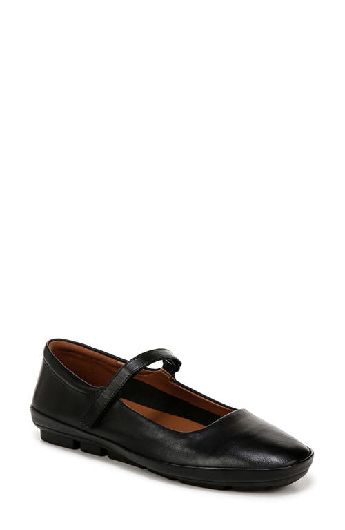Naturalizer Womens Leather Slip On Mary Janes In Black