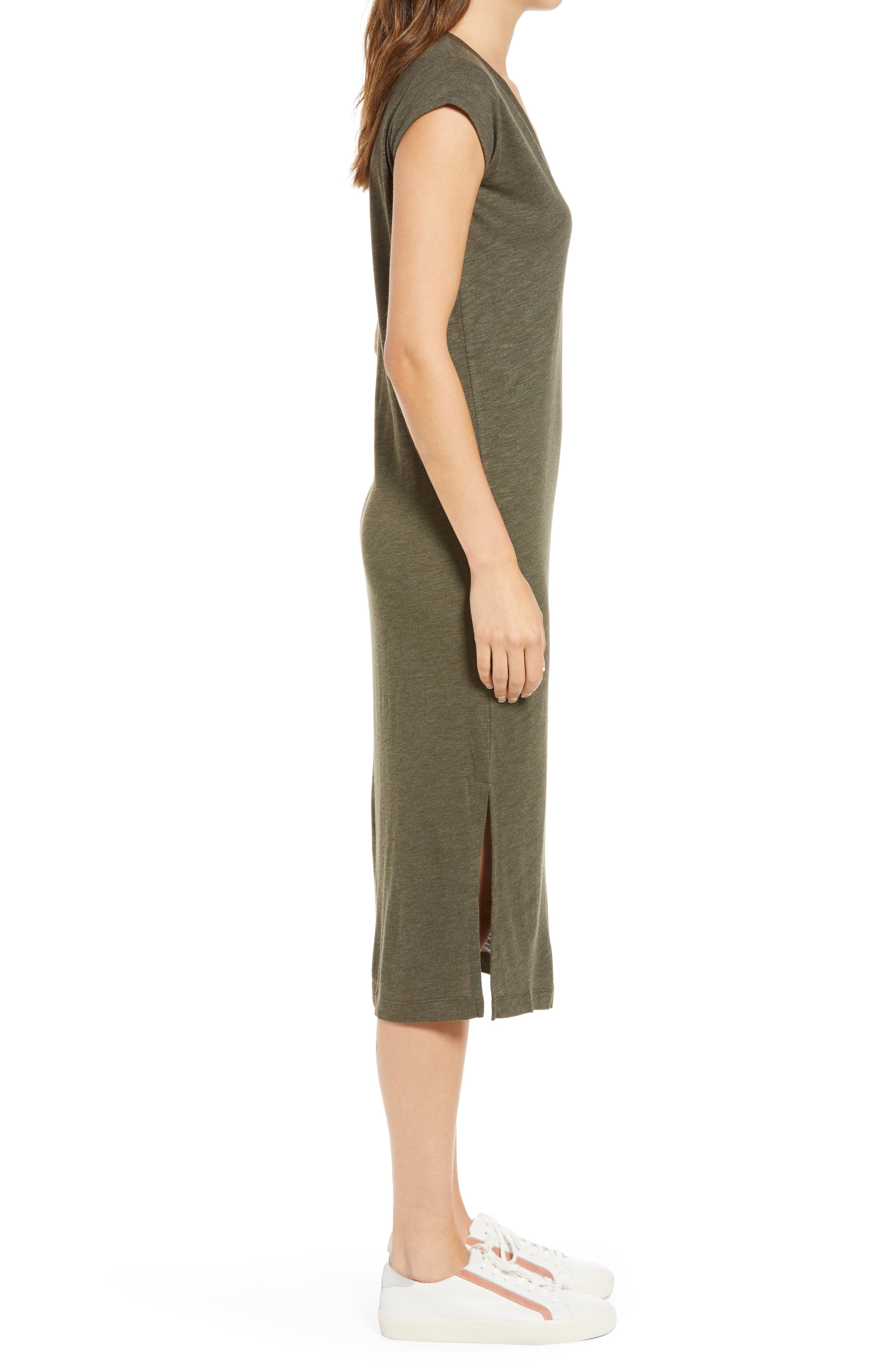 madewell v neck tank dress