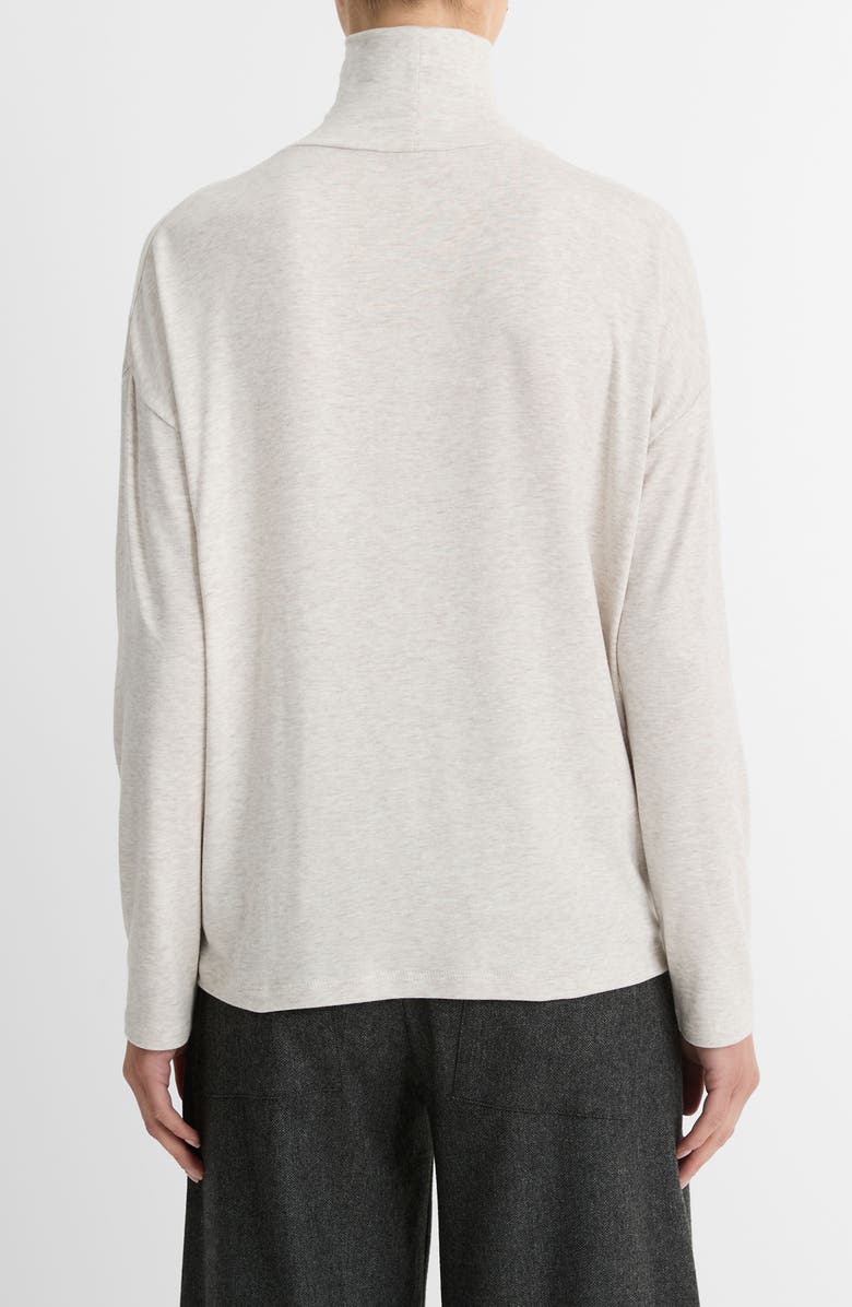 Vince Relaxed Jersey Turtleneck, Alternate, color, H Ceramic