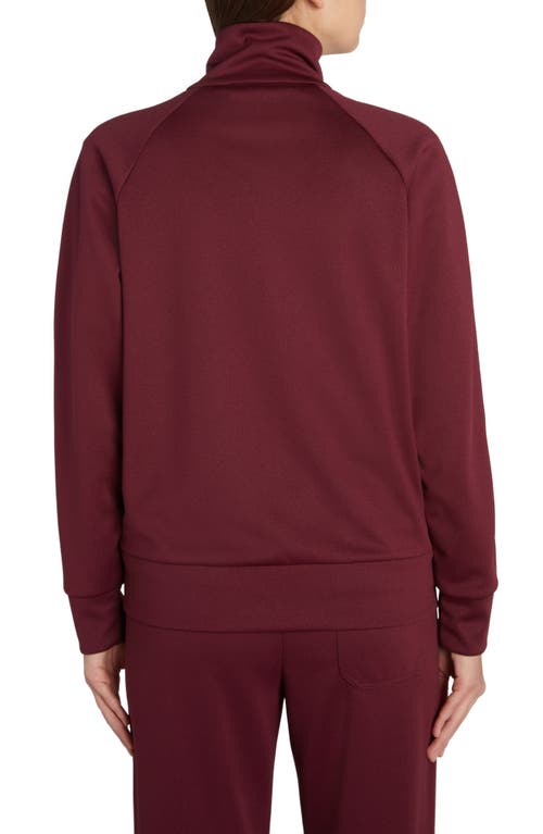 Shop Golden Goose Star Logo Track Jacket In Windsor Wine/white