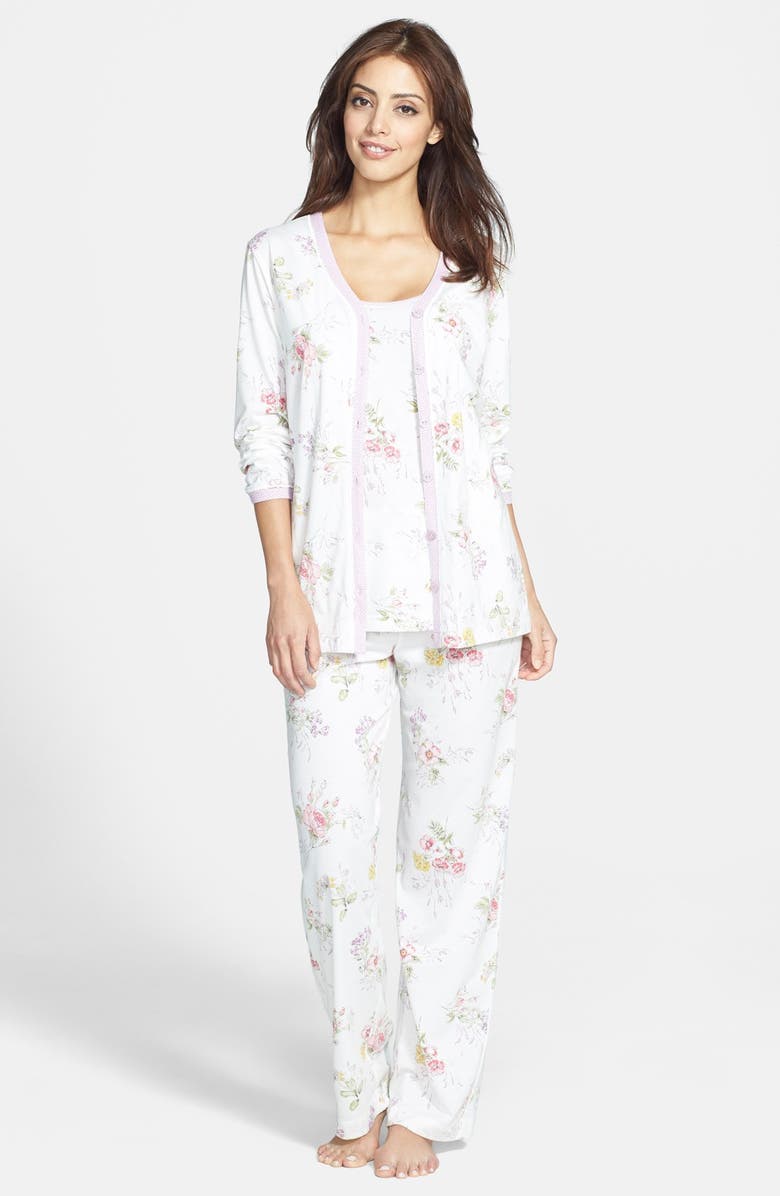 Carole Hochman Designs 'Cozy Morning' 3-Piece Pajamas | Nordstrom
