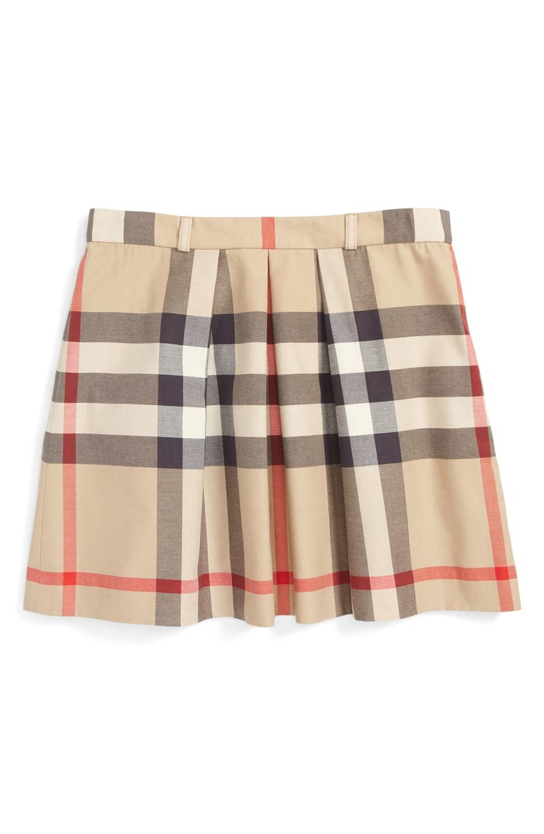 Burberry Pleated Check Skirt (Little Girls & Big Girls) | Nordstrom