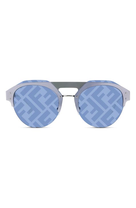 The Fendi Technicolor Oval Sunglasses