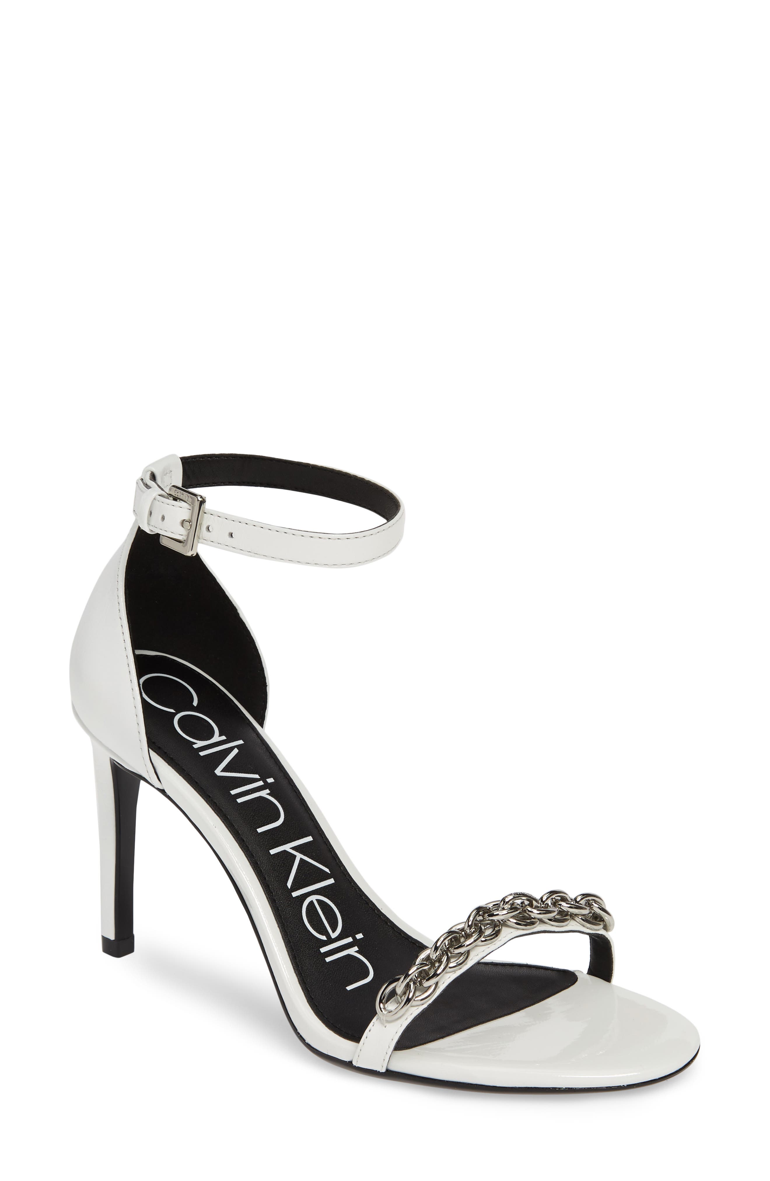 Calvin Klein Rajni Chain Sandal- White
