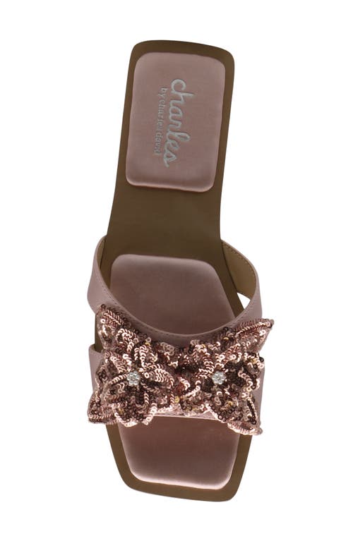 Charles By Charles David Ordly Slide Sandal In Dark Pink