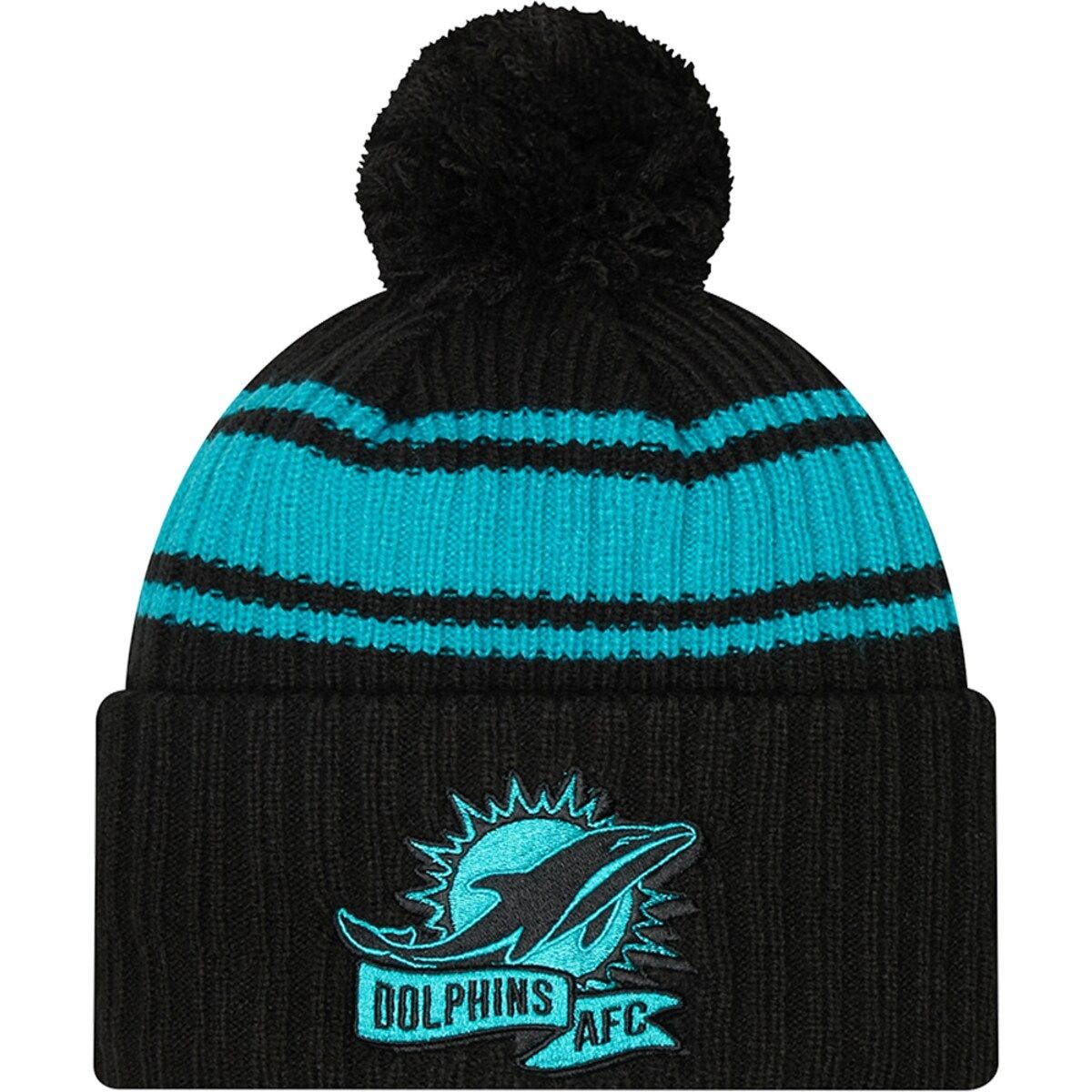 miami dolphins men's winter hat