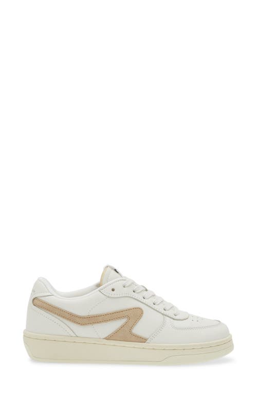 Shop Rag & Bone Retro Court Sneaker In White/dune