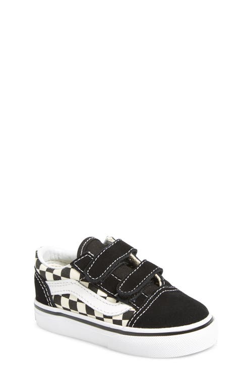 Vans Old Skool V Sneaker Black/White Check at Nordstrom, M