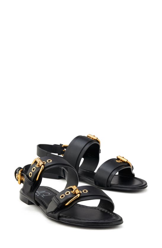 Shop Agl Attilio Giusti Leombruni Summer Slingback Sandal In Nero-nero