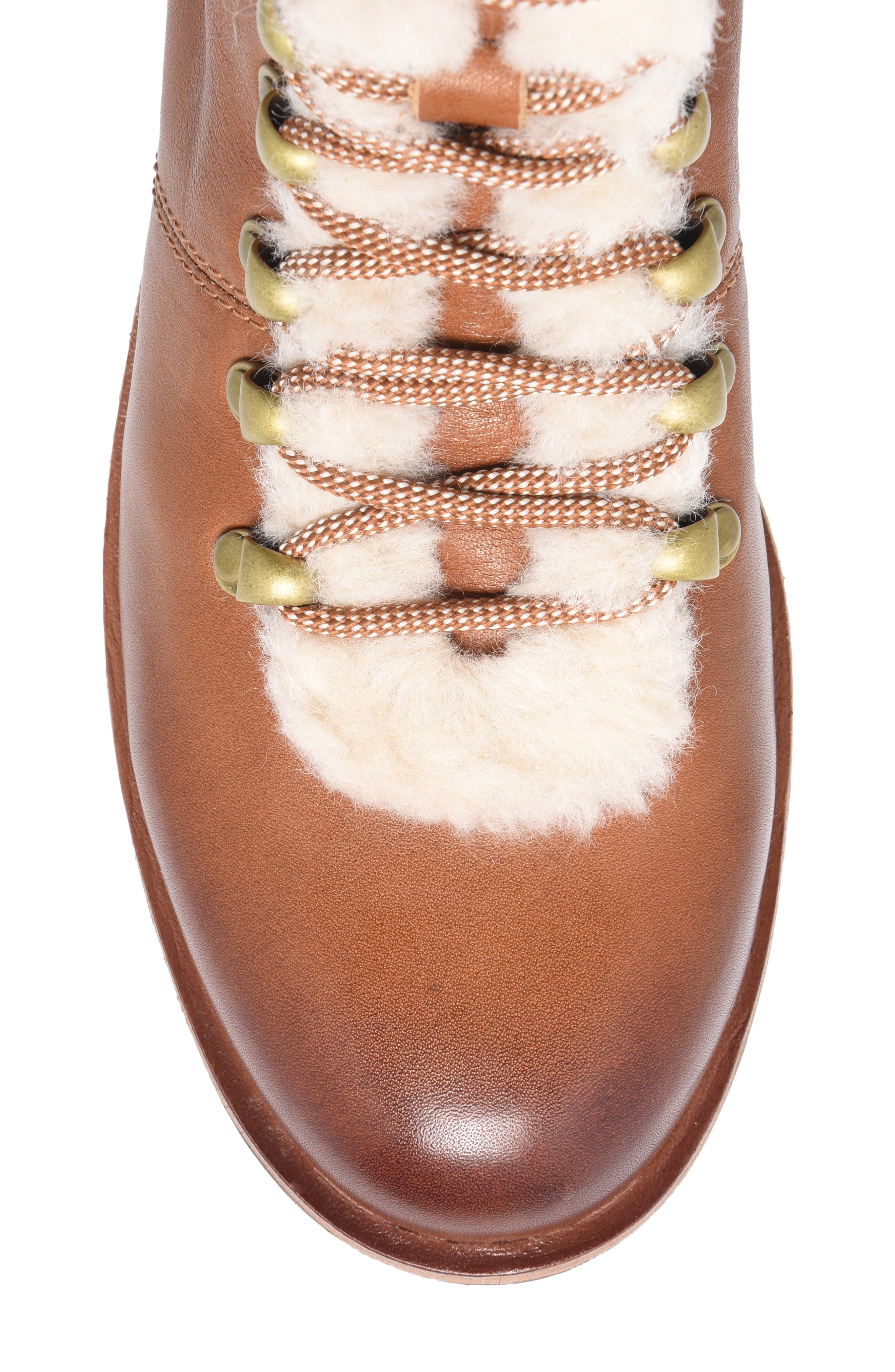 KorkEase® Winslet Genuine Shearling Trim Bootie Nordstrom