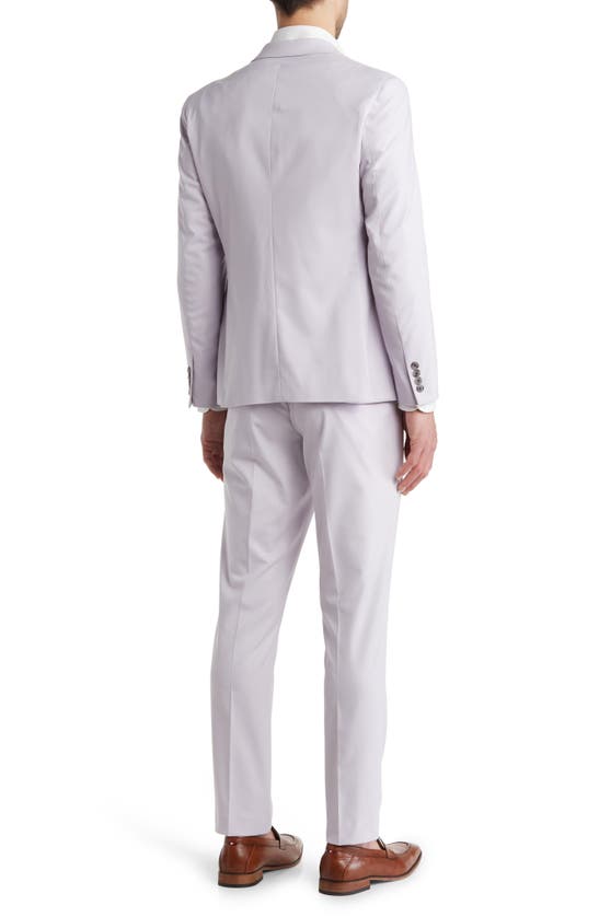 Shop Nordstrom Rack Extra Trim Fit Suit In Purple Puff