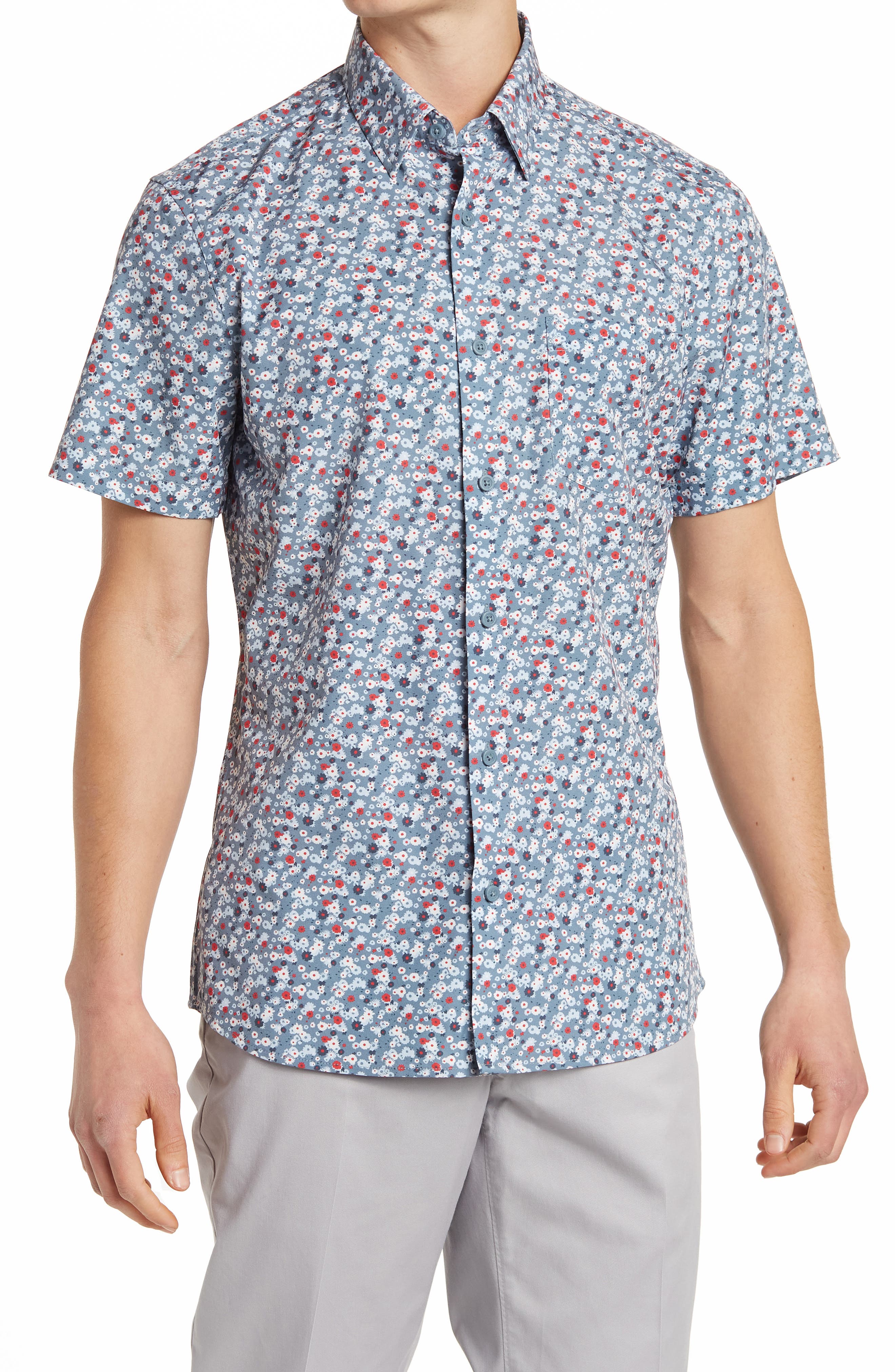 14th \u0026 Union Short Sleeve Floral Print 