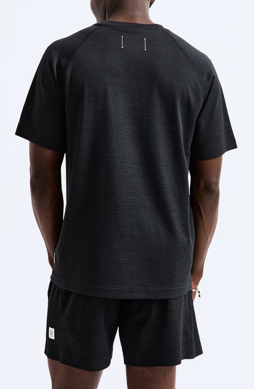 Shop Reigning Champ Solotex® Mesh Tiebreak Performance T-shirt In Black