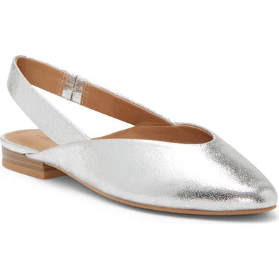 Lucky Brand Benten Slingback Flat, Metallic