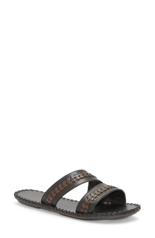 Lucky Brand Zanora Slide Sandal In Black/array Cbrnpl