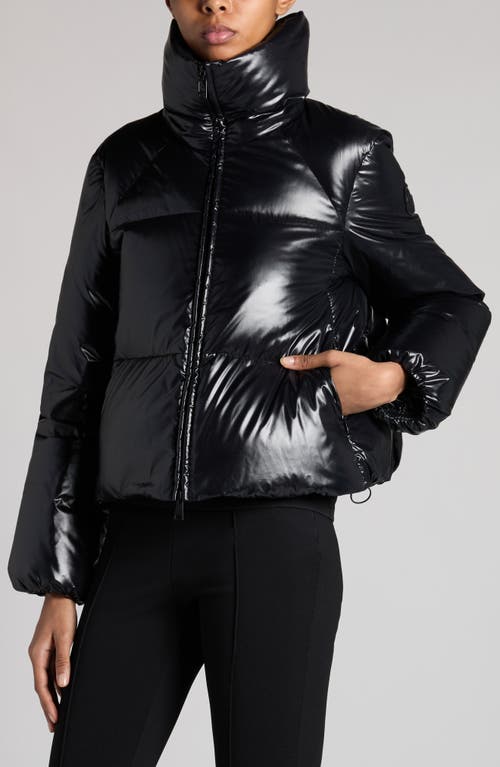 Moncler Breteuil Short Down Jacket Black In Black