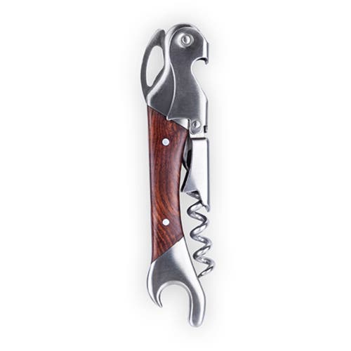 Shop Viski Admiral Double Opener Corkscrew In Wood