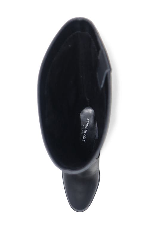 Kenneth Cole Yvonne Knee High Boot In Black Leather