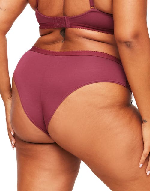 Adore Me Samanta Cheeky Panties In Dark Red