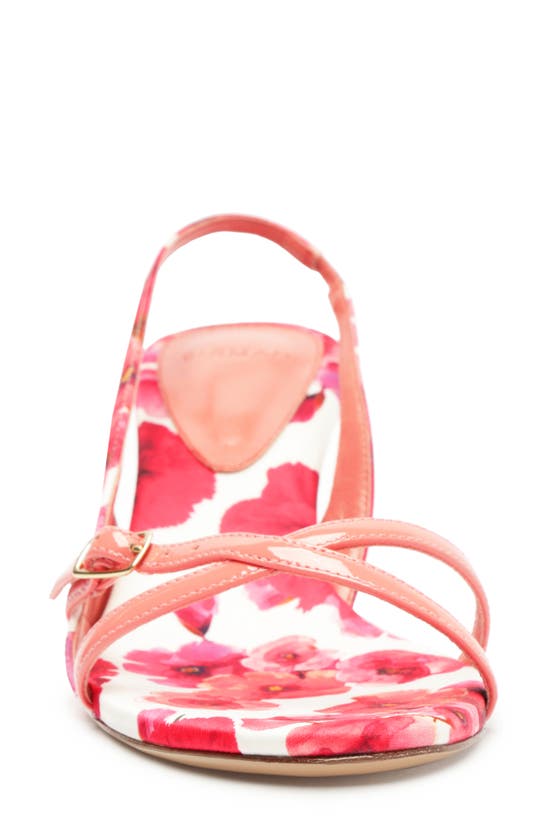 Shop Alexandre Birman Maia Slingback Sandal In Coral Blossom/ Pink