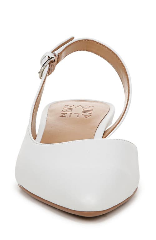 Naturalizer Banks Slingbacks In White