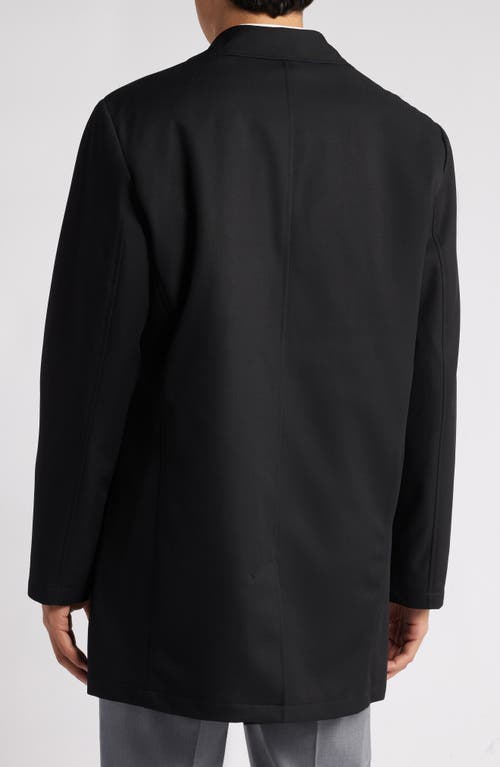 Hart Schaffner Marx Gilmore Water Resistant Raincoat With Removable Liner In Black