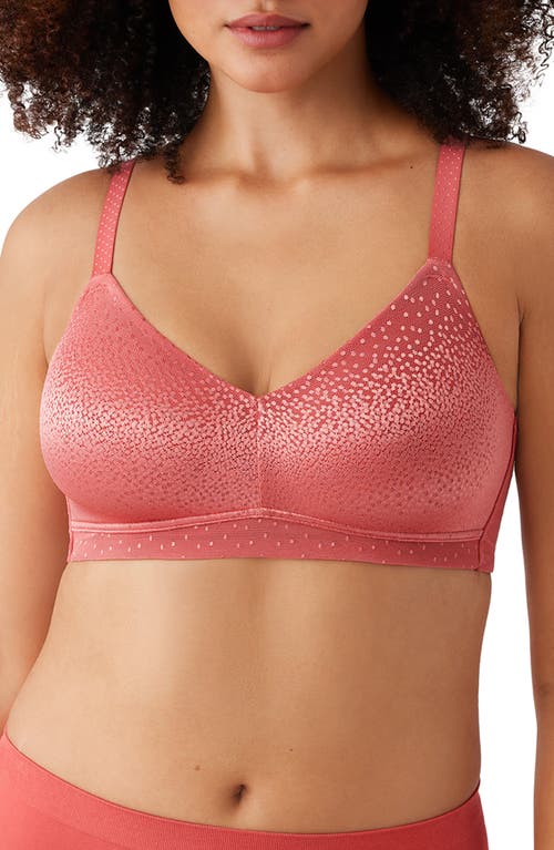 Shop Wacoal Back Appeal Wire Free Bra In Mineral Red