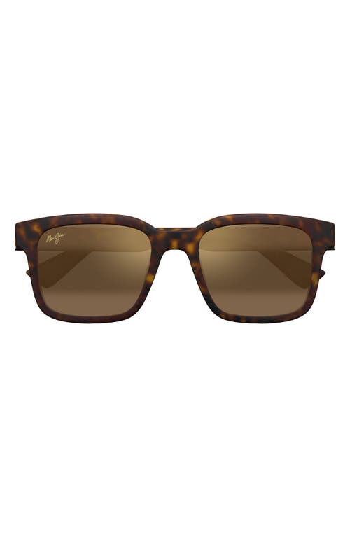 MAUI JIM MAUI JIM OPIOPIO AF 54MM POLARIZEDPLUS2® RECTANGULAR SUNGLASSES