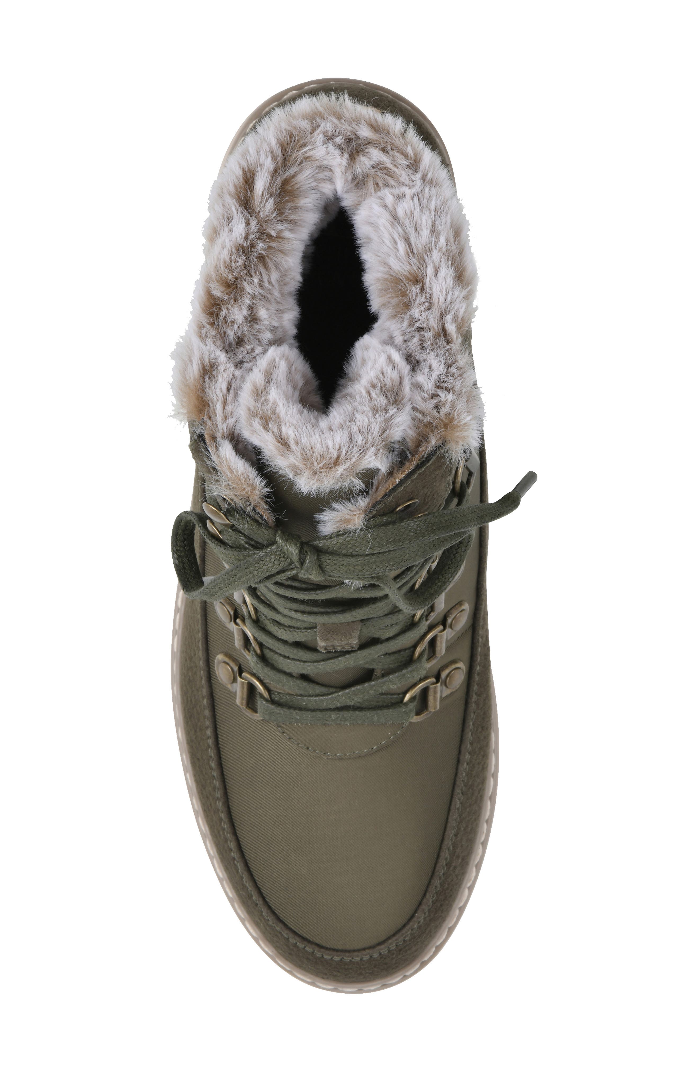 White Mountain Footwear Tamasha Faux Fur Hiking Boot (Women