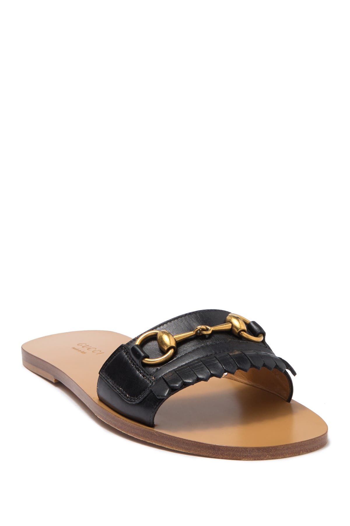 GUCCI | Varadero Leather Slide Sandal 
