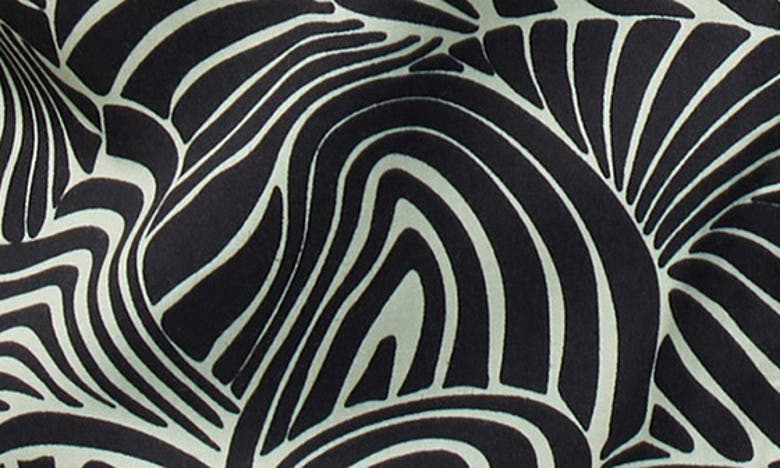 Ben Sherman Men's Psychedelic Swirl Print Short Sleeve Shirt In Mint