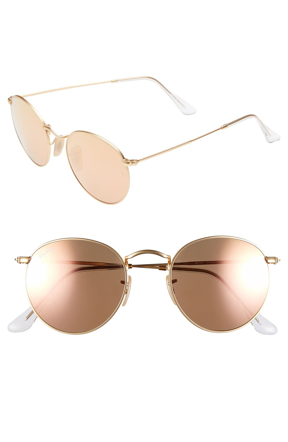 EAN 8053672227086 product image for Ray-Ban Icons 50mm Sunglasses in Brown/pink at Nordstrom | upcitemdb.com