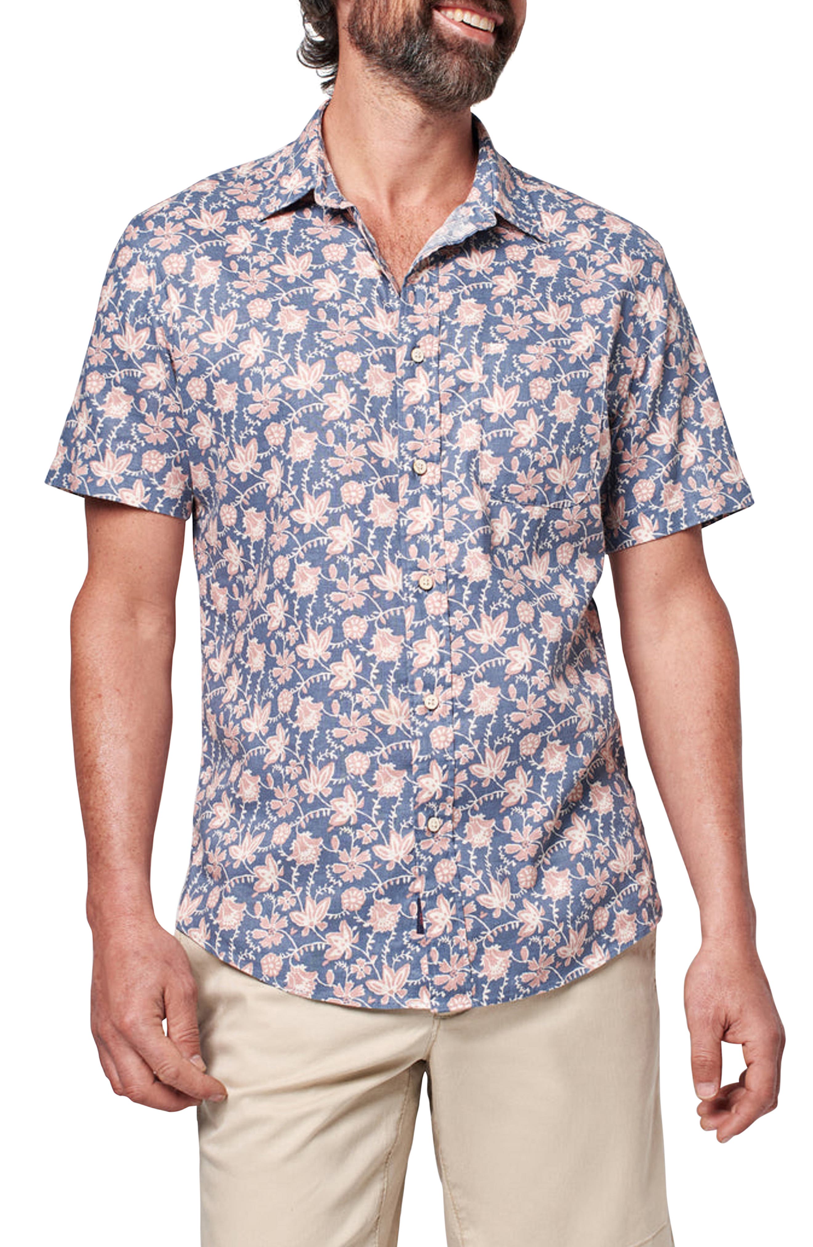 Faherty Breeze Floral Short Sleeve 