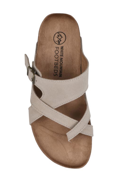 Shop White Mountain Footwear Graph Sandal In Sandal Wood/suede
