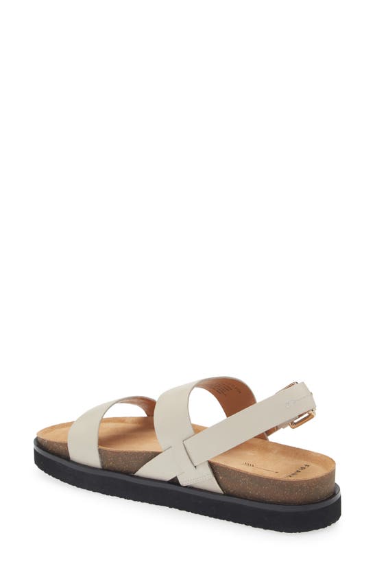 Shop Frankie4 Hunter Slingback Sandal In Bone/ Black