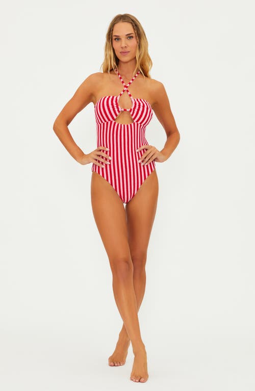 BEACH RIOT BEACH RIOT PHOENIX HALTER ONE-PIECE SWIMSUIT