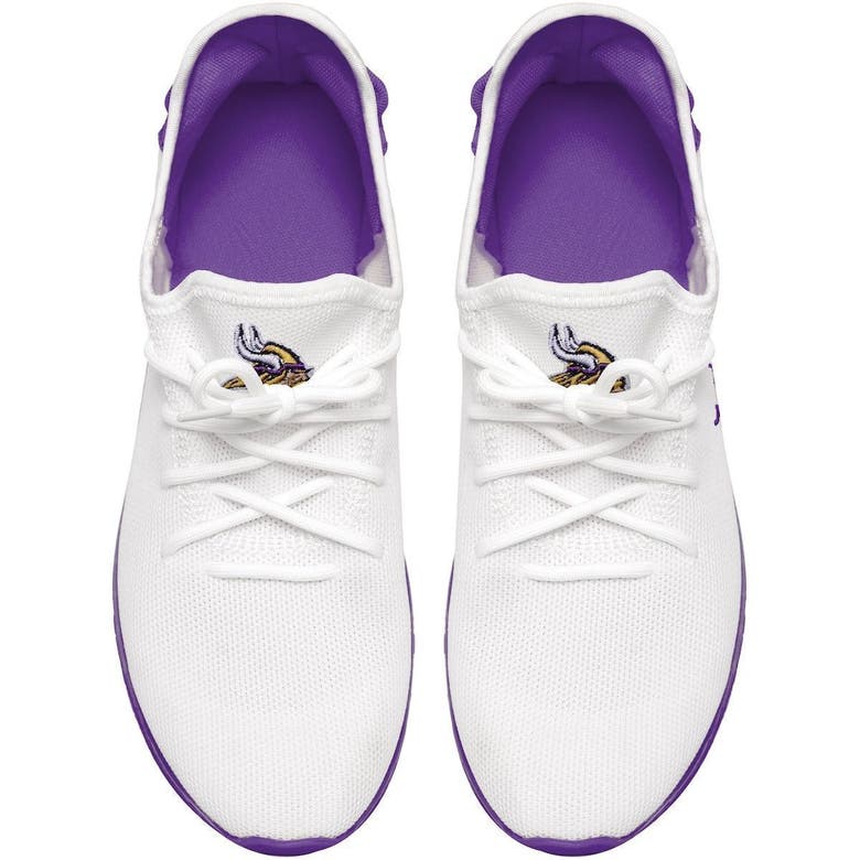 Minnesota Vikings NFL Mens Gradient Midsole White Sneakers