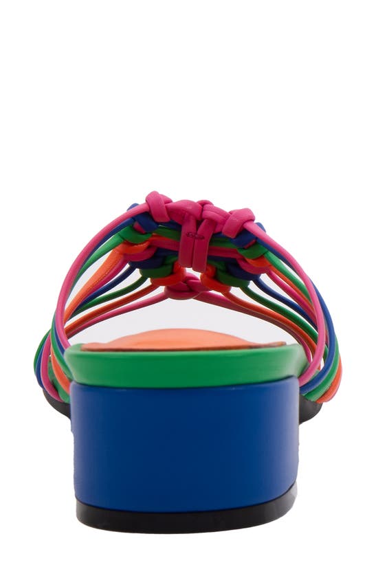 David Tate Excellent Strappy Slide Sandal In Bright Multi