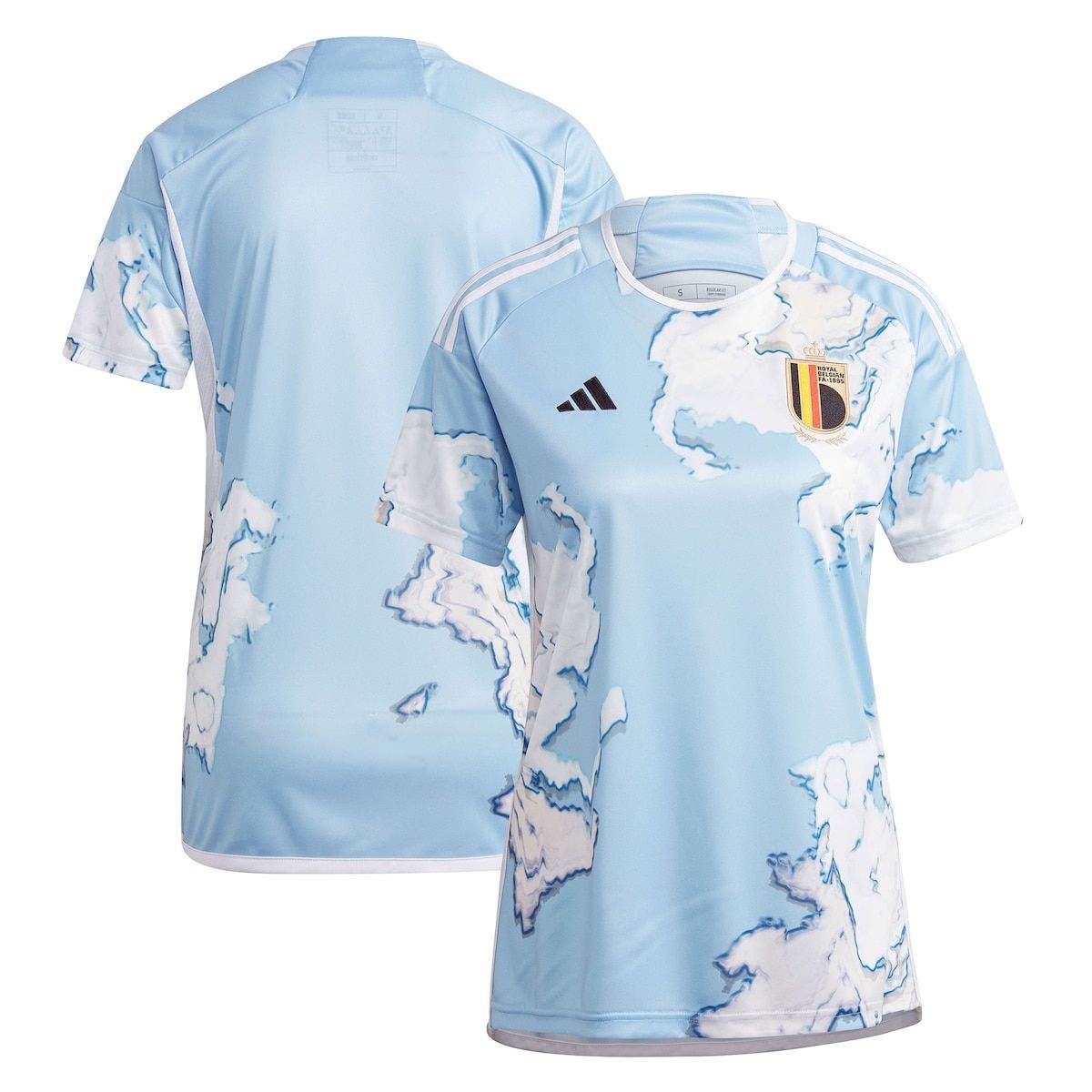 Adidas Women's Adidas Light Blue Belgium Women's National Team 2023 ...