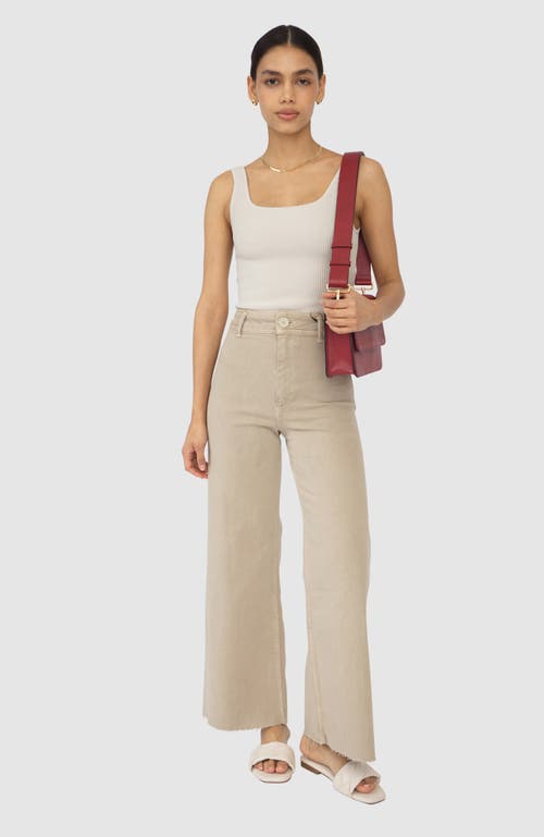 Hyer Goods Upcycled Leather Convertible Crossbody Satchel In Cherry Red Lizard