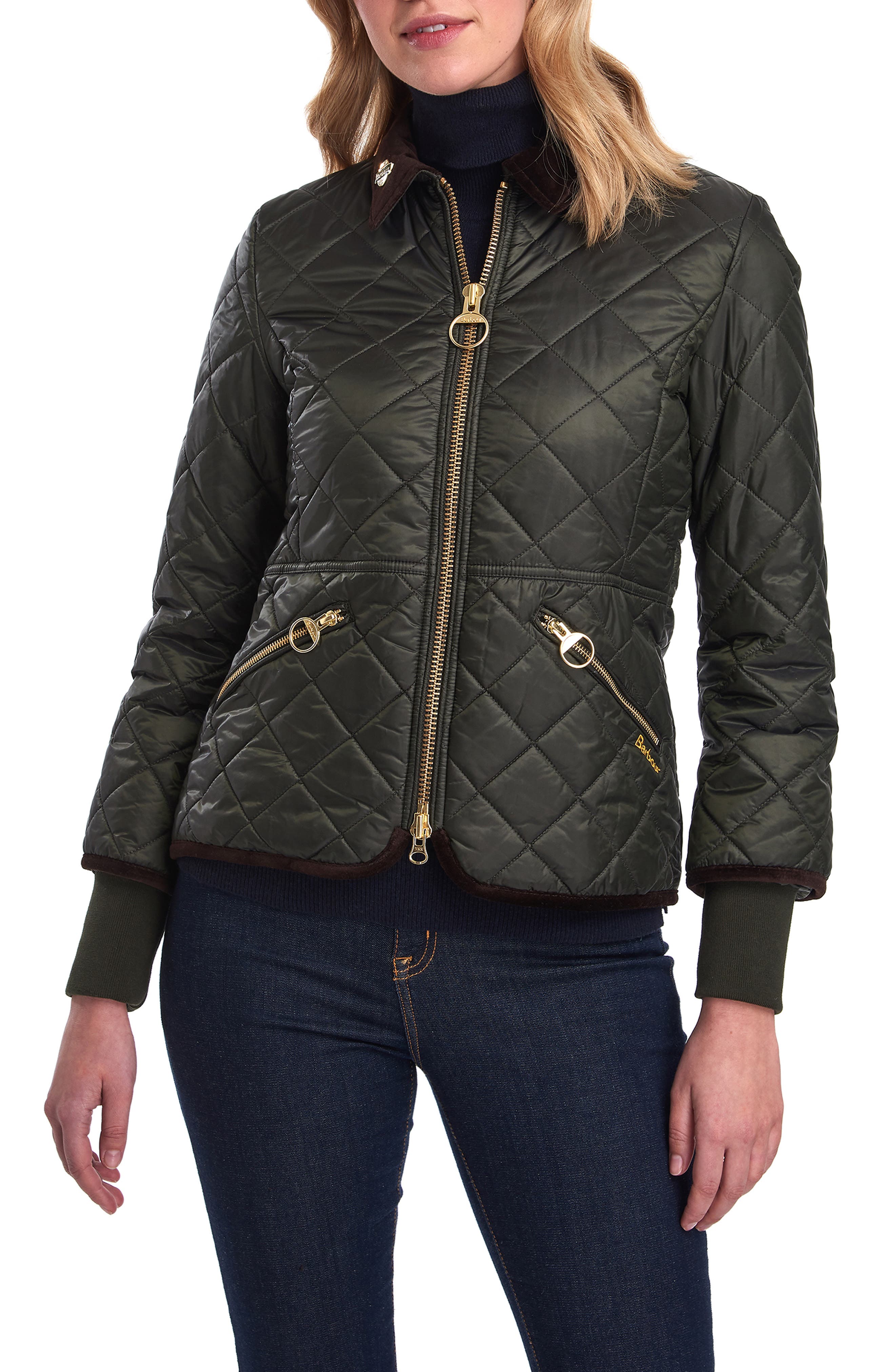 barbour liddesdale quilted jacket womens