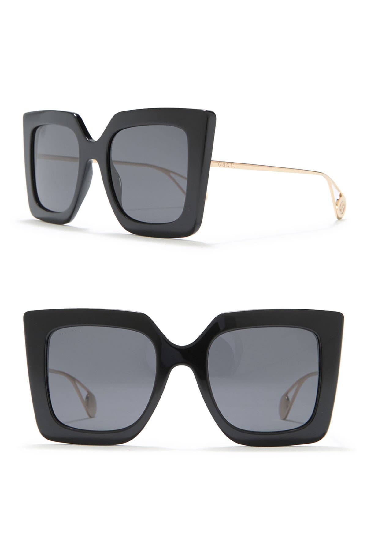 gucci 51mm square sunglasses