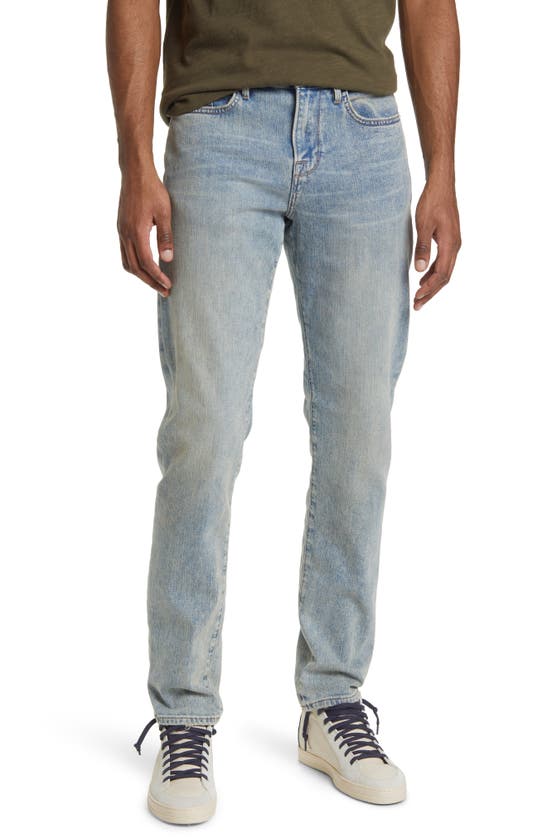 Frame L'homme Athletic Slim Fit Jeans In Aspen Grind