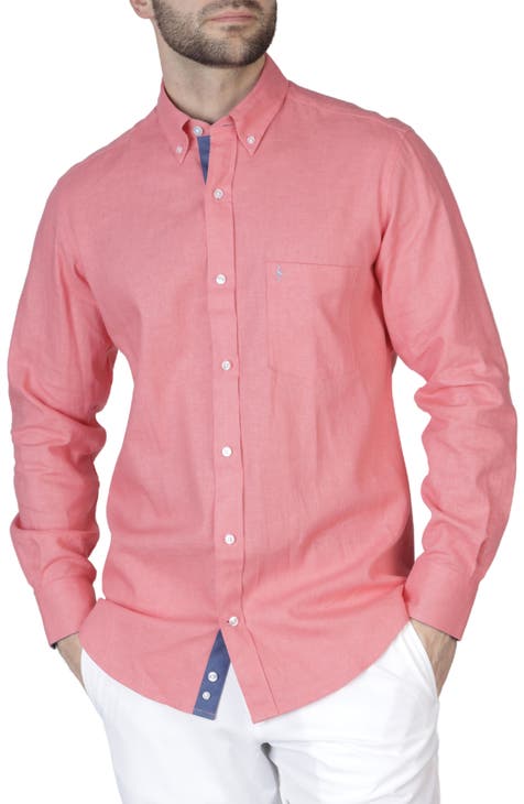 Coral Linen Shirts for Men | Nordstrom Rack