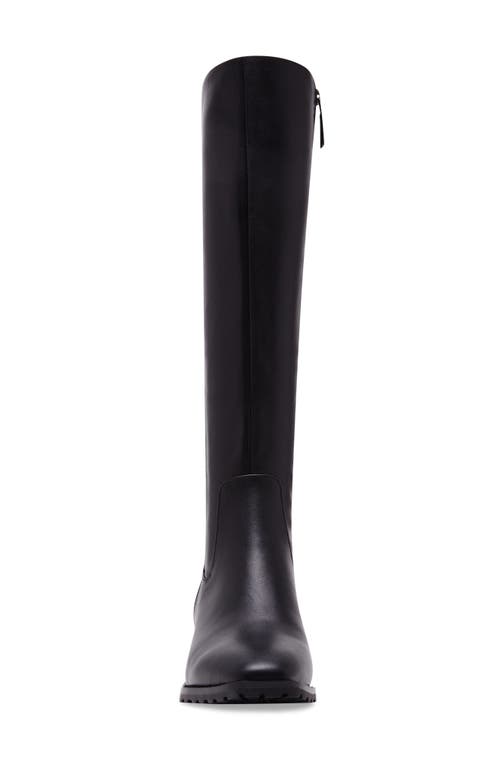 Shop Blondo Symone Waterproof Knee High Boot In Black Leather