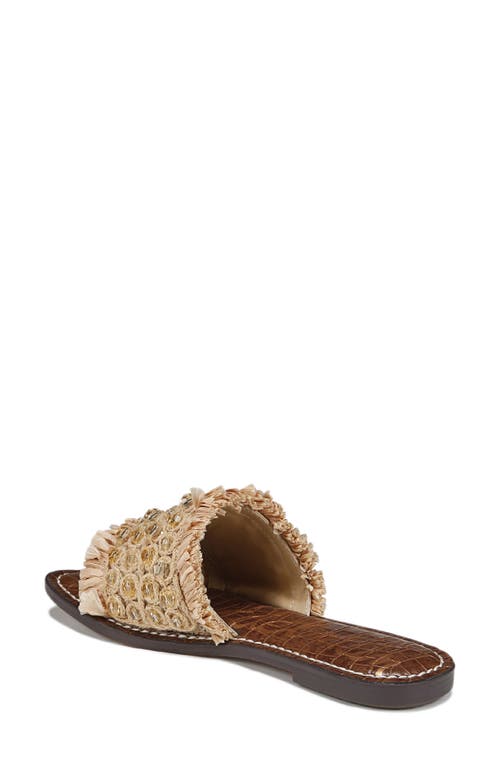 Sam Edelman Gladys Slide Sandal Natural In Natural