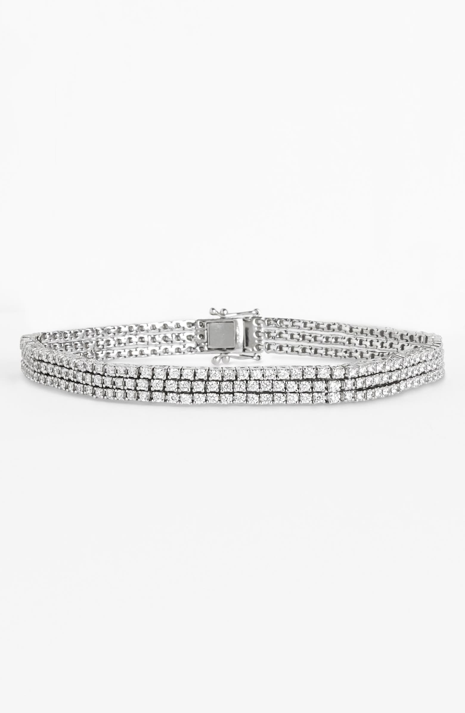 Bony Levy 'Linea' Diamond 3-Row Tennis Bracelet (Nordstrom Exclusive ...