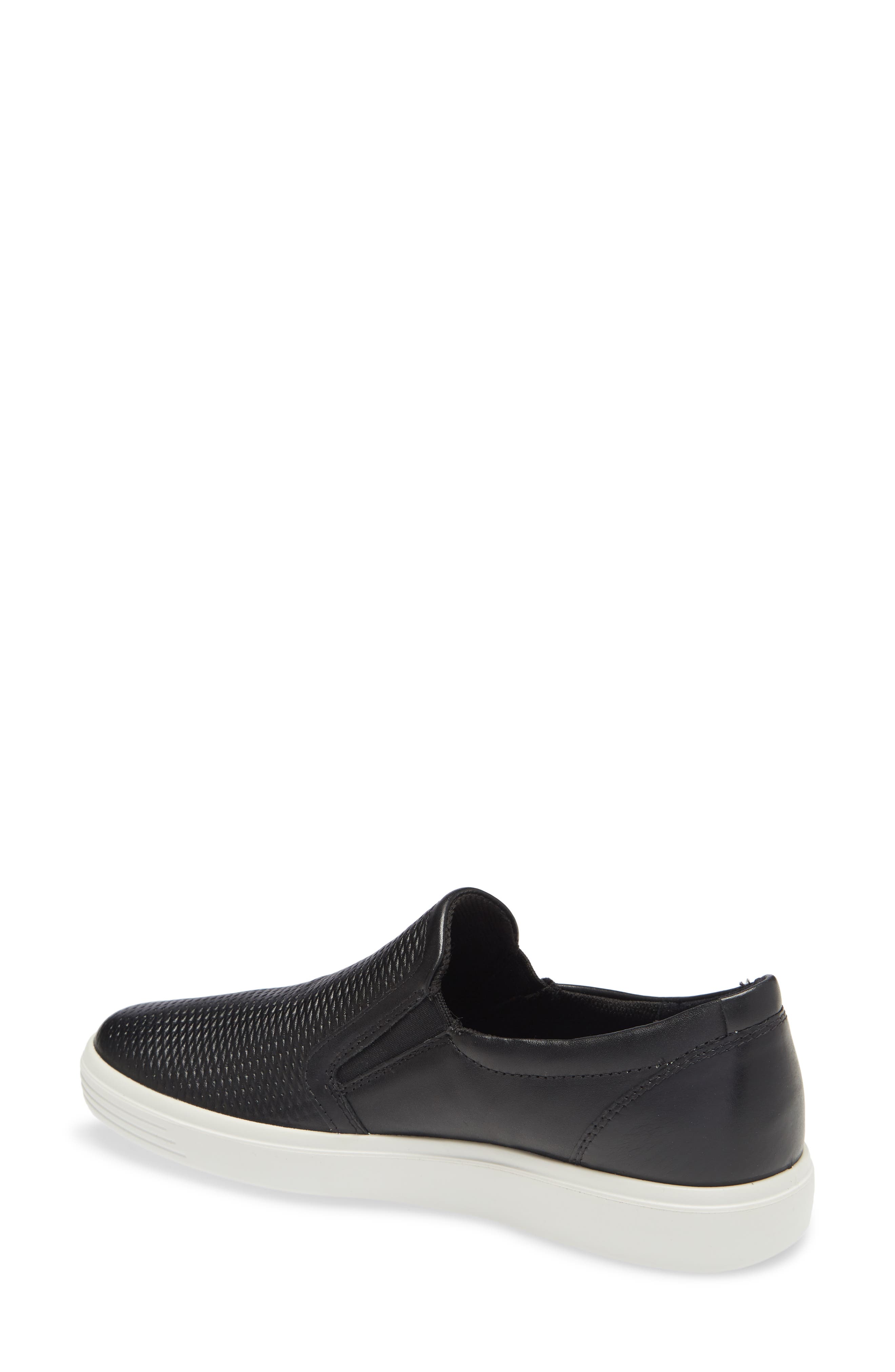 ECCO | Soft Classic Perforated Leather Slip-On Sneaker | Nordstrom Rack