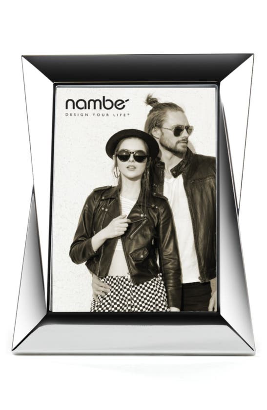 Shop Nambe Nambé Bevel Picture Frame In Silver