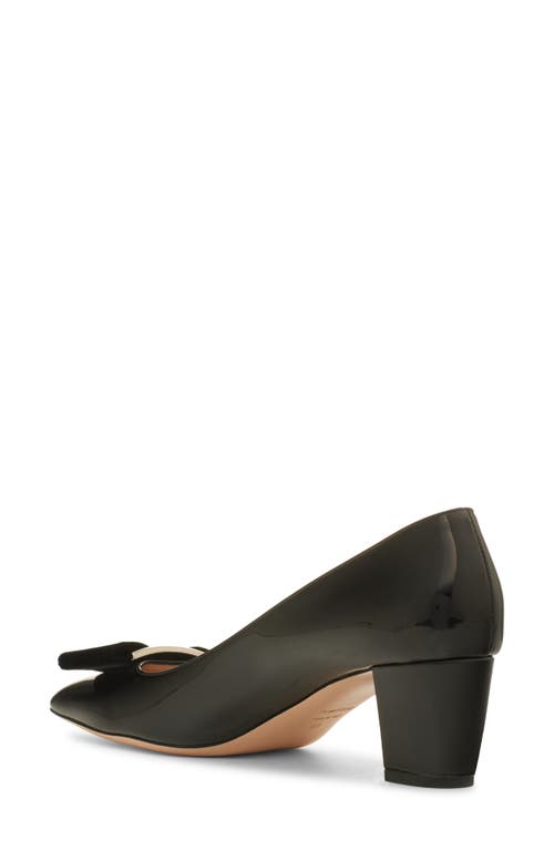 Tom Ford Audrey Velvet Bow Ballerina Pump In 1n001 Black